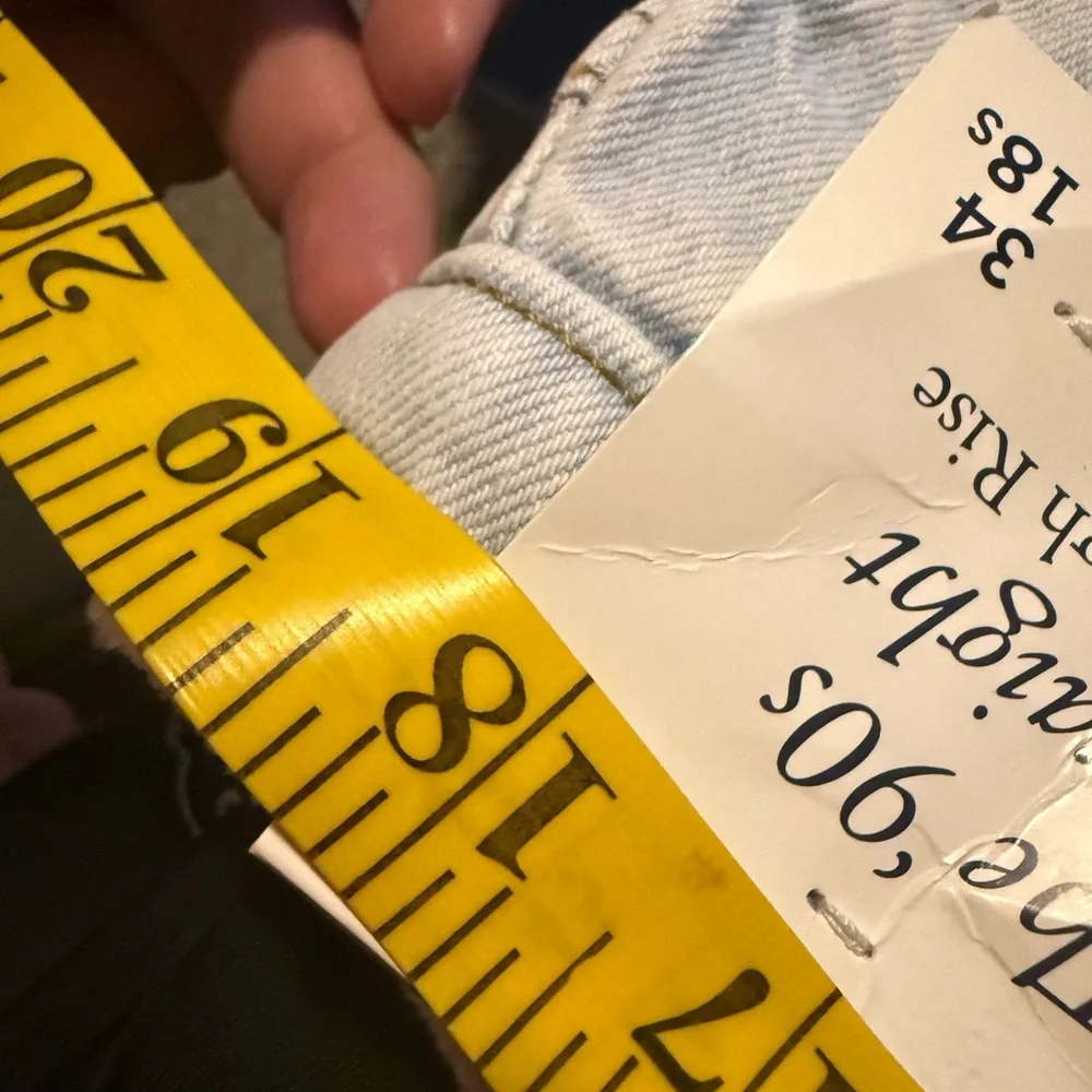 Abercrombie and Fitch the 90s straight ultra high rise jeans 
size 34/18 s - Picture 11 of 12